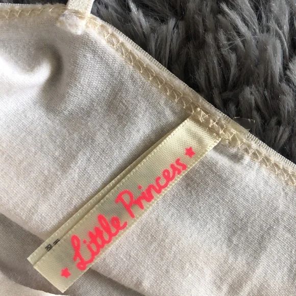 LITTLE PRINCESS Charming little girls’ cream-colored tulle dress - Picture 3 of 4